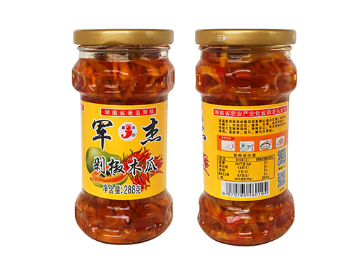 剁椒木瓜 剁椒木瓜